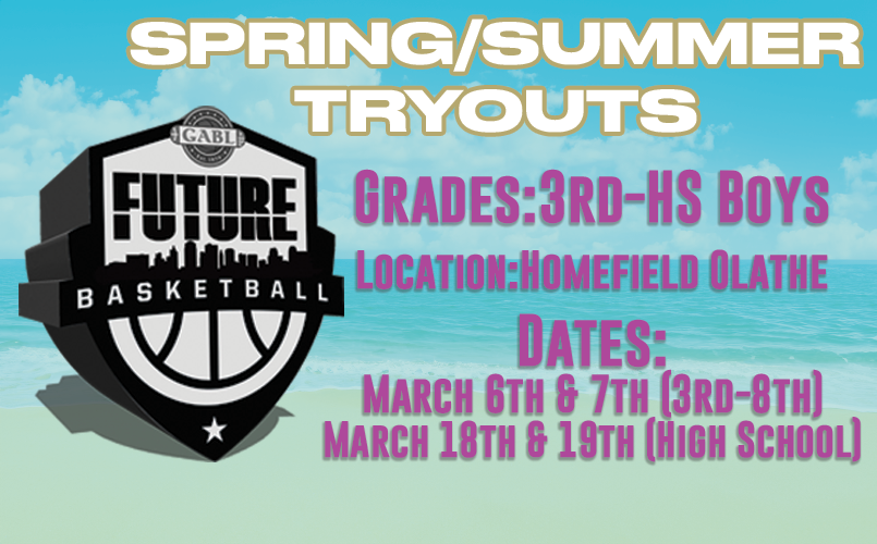 Sign Up Today for Our Spring/Summer Tryout!